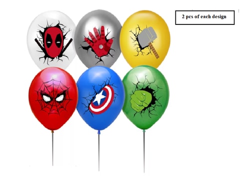 Lot ballons hélium avengers spider man hulk iron man cadeau captain america  decoration anniversaire fete marvel enfant - Cdiscount Maison