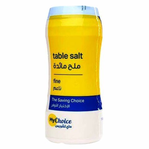 MyChoice Fine Non-Iodized Table Salt 700g