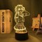 3D Illusion Night Light Anime Characters Night Light for Bedroom Decor Gift Night Light Anime Table Lamp Holiday Gift for Home Decoration