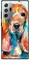 Theodor - Samsung Galaxy Note 20 Ultra Case Cover Colorful Dog Art Flexible Silicone Cover