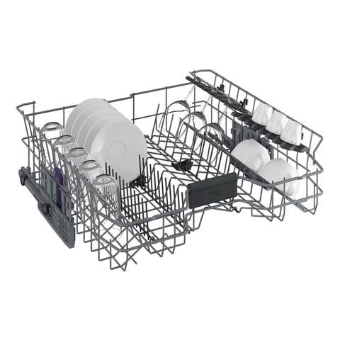 Beko Freestanding Dishwasher 15 Place Setting With 8 Programmes DFN28420S Silver