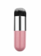 اشتري Generic Small Fat Round Head Professional Makeup Brush - Pink/Silver/Black في الامارات