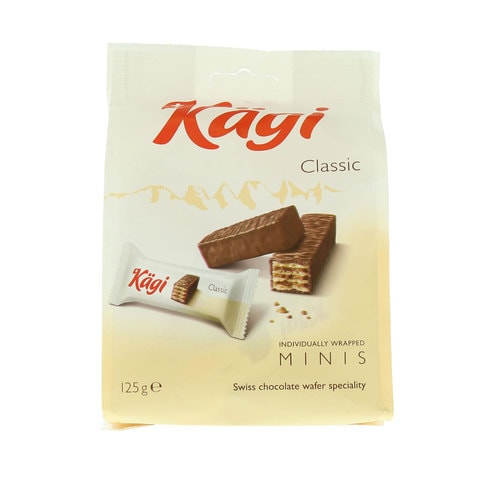 Kagi Classic Swiss Chocolate Wafer Speciality 125g