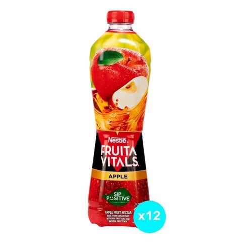 Nestle Fruitavitals Apple Fruit Nectar 1 lt (Pack of 12)