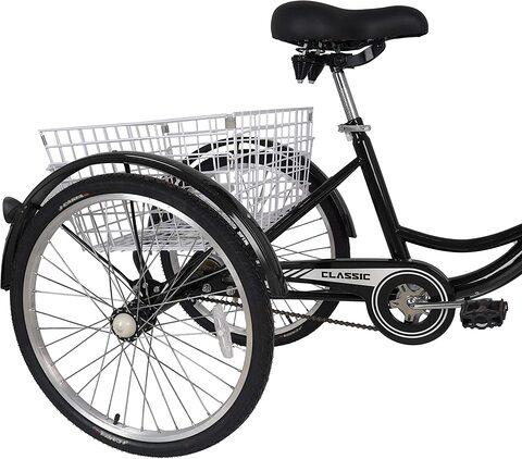 Tricycle basket outlet