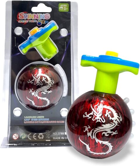 Party Time Spinning Top with Lights Music LED Light Up Spinner Toys Kids Gifts