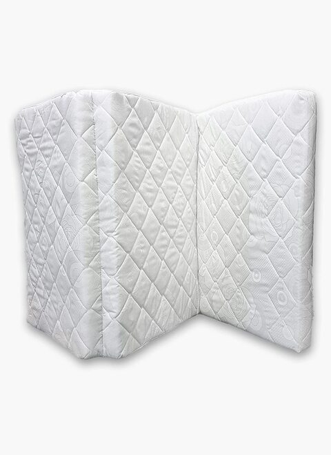 CottonHub  Medicated Quilted Folding Mattress  With Single Microfiber Pillow