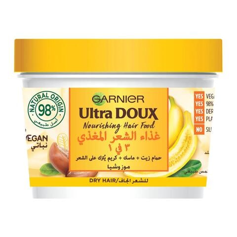 Garnier Ultra Doux Nourishing Banana 3-In-1 Hair Food Yellow 390ml