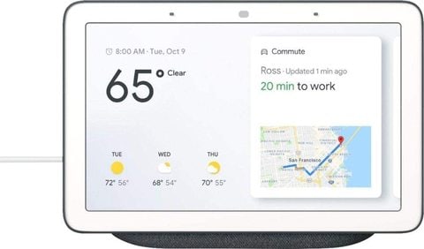Google - Home Hub with Google Assistant - Charcoal