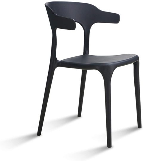 Buy LANNY Horn Plastic Chair 715BLACK Modern Style Lounge Chair