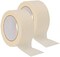 Abbasali Adhesive Masking Tape General Purpose Painter&#39;S Tape Bulk For Painting, Labeling, Packing, Craft, Art, Home, Office, School Etc. (Pack Of 2-2 Inch)