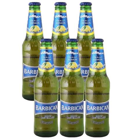 Barbican Malt Beverage Lemon Flavor Glass 330 Ml 6 Pieces