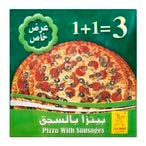 Buy Chef M Sausage Pizza - 400gm - Pack of 2+1 in Egypt