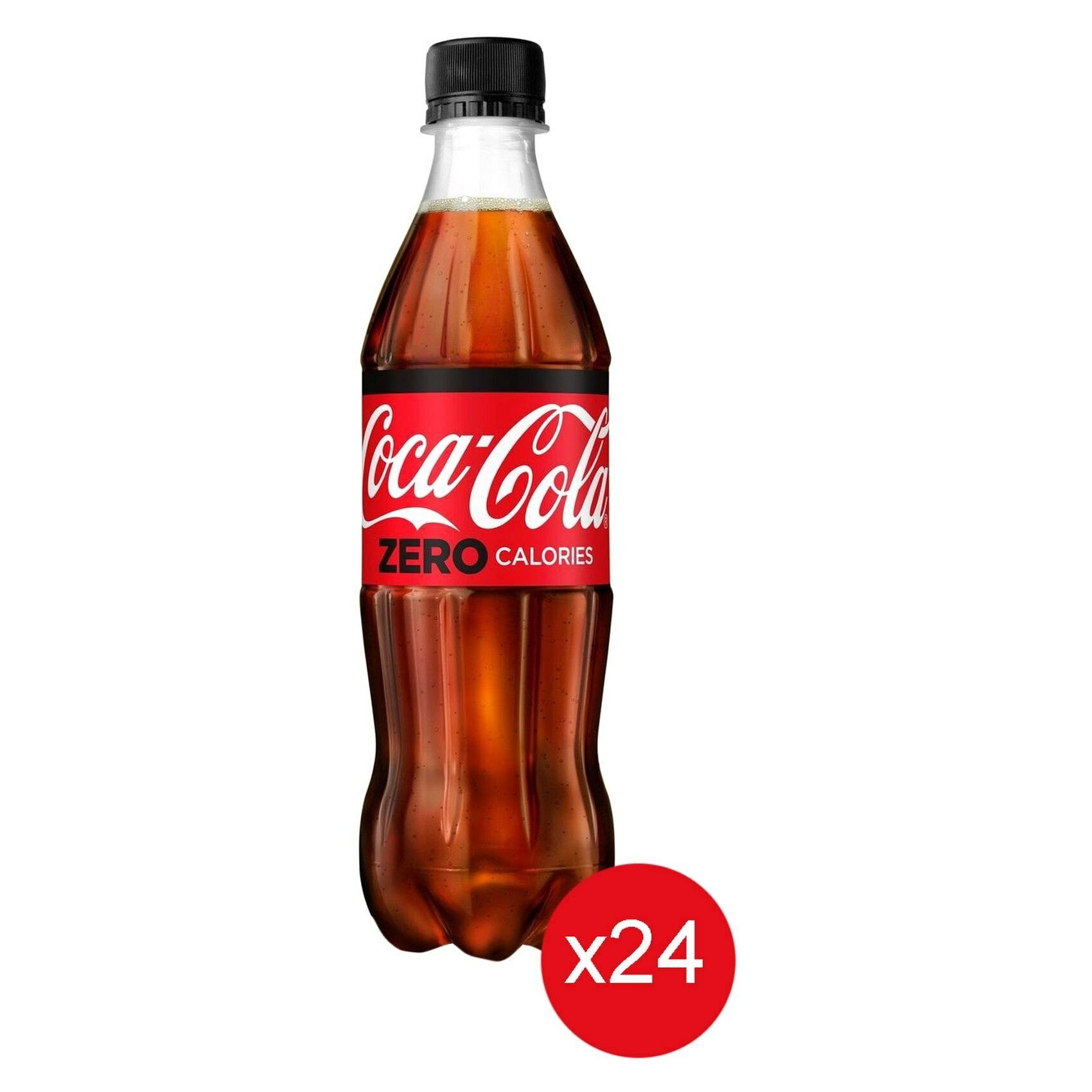 Buy CocaCola Zero Calories Soft Drink 500ml x24 Online Shop Beverages on Carrefour UAE
