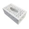 Lingwei - White Wood-Plastic Panel Hollow Carved Tissue Box
