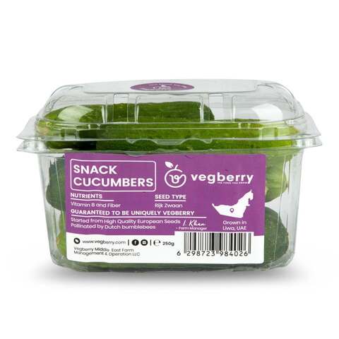 Vegberry Cucumber Snack 250g
