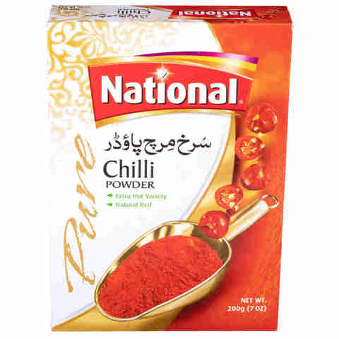 National Pure Chilli Powder 200 gr