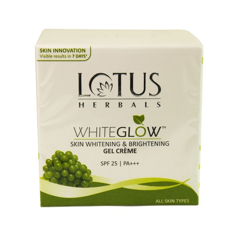 Lotus Herbals White Glow Skin Whitening And Brightening Gel Creme