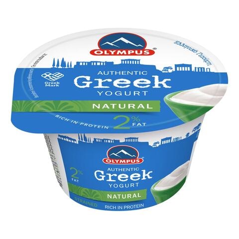 Olympus Authentic 2% Low Fat Natural Greek Yoghurt 150g