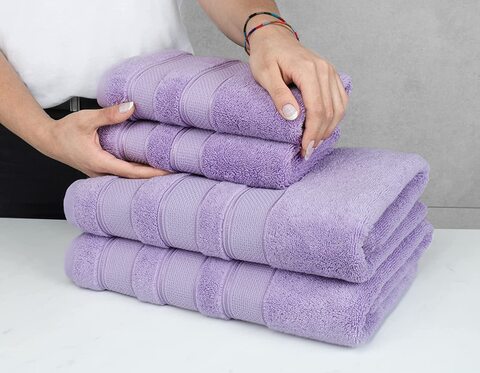 Purple hand best sale towels for bathroom