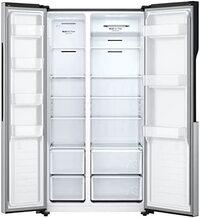 LG 509L Side By Side Refrigerator, Inverter Compressor, Silver, GRFB587PQAM