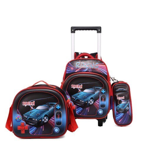 Buy Baby Backpack 3Pcs For Baby Boys 1 lunch 1 Pencil Box And 1