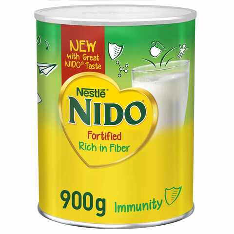Nestle Nido Fortified Milk Powder Rich In Fiber Pouch 900g