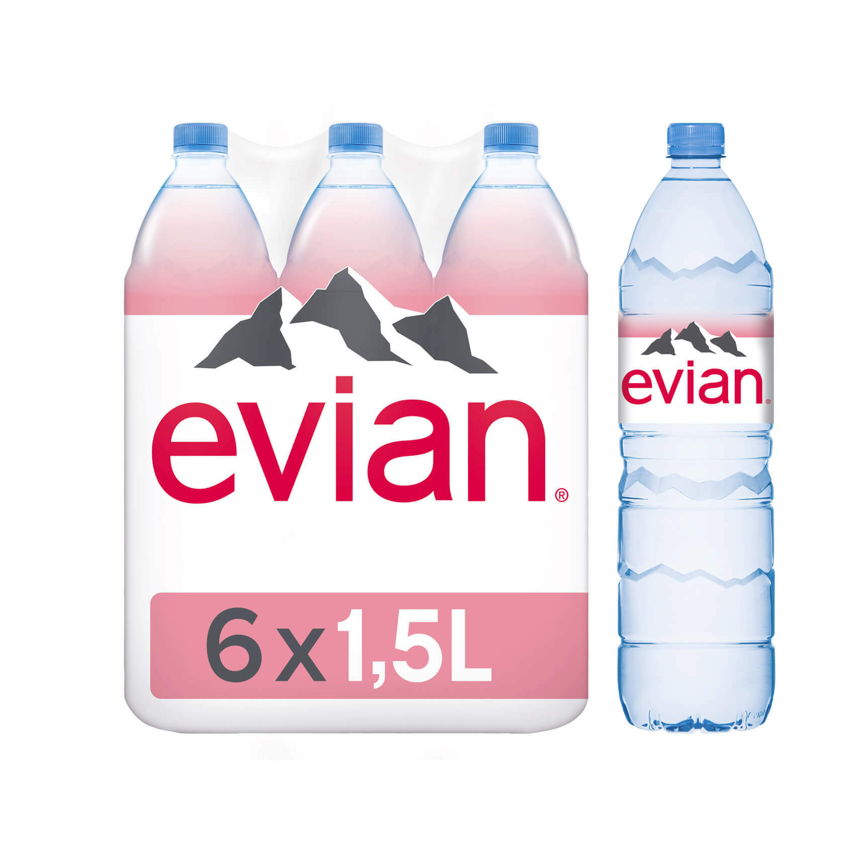 Buy Evian Mineral Water 1.5Lx6