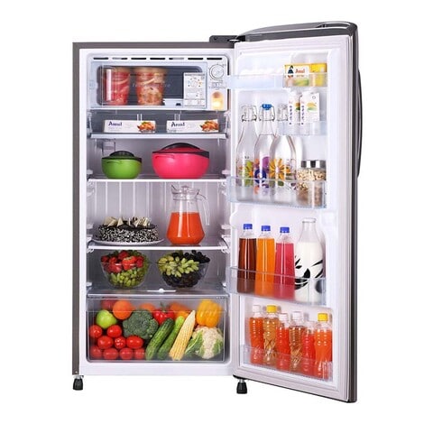 LG Single Door Refrigerator GR231ALLB 190 Littre Grey (Plus Extra Supplier&#39;s Delivery Charge Outside Doha)