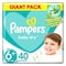 Pampers Aloe Vera Taped Diapers, Size 6+, 14+kg, Giant Pack, 40 Diapers&nbsp;