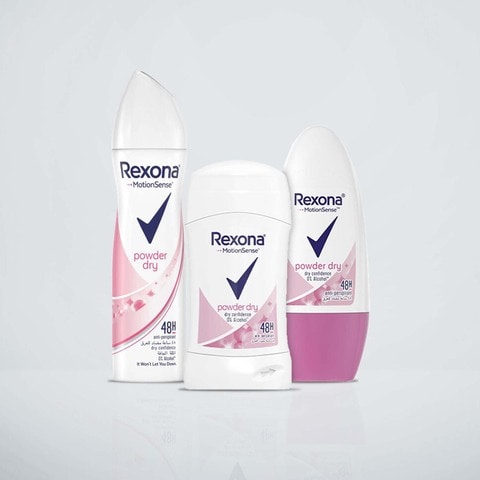 Rexona For Women Antiperspirant Deodorant Spray 48 Hour Sweat And Odor Protection Powder Dry Keeps You Feeling Fresh And Dry 150ml