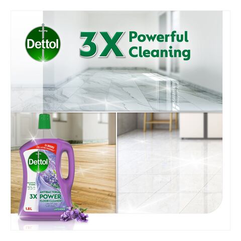 Dettol 3x Power Antibacterial Floor Cleaner Lavender 1.8L