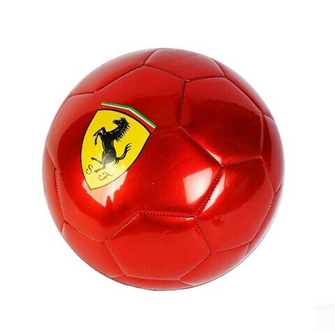 Ferrari Metallic Soccer Ball Red Size 5