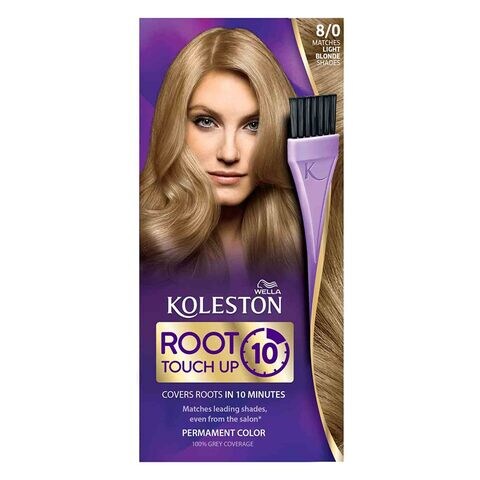 Wella Koleston Kit Root Touch Up Hair Color 8-0 Light Blonde