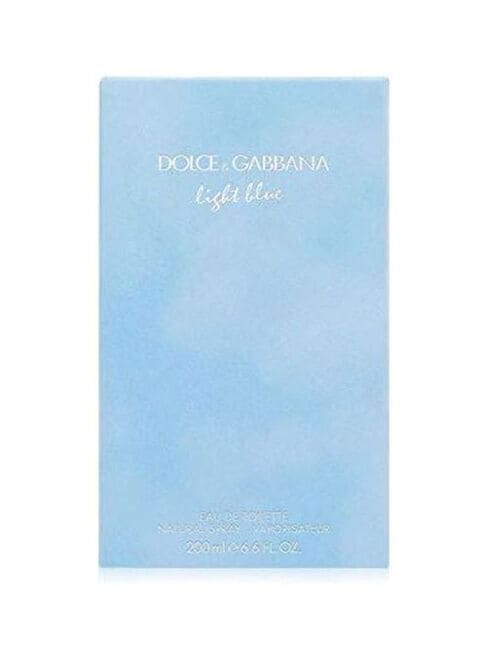Dolce &amp; Gabbana Light Blue Eau De Toilette For Women - 200ml