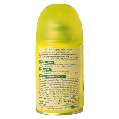 Carrefour Air Freshener Automatic Spray Refill Lemon 250ml