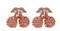 Aiwanto Hair Clips Girls Beautiful Hair Accessories 2 Pcs - Rose Stoned
