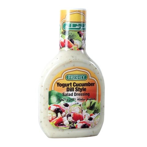 Buy Freshly Salad Dressing Yogurt Cucumber 473ml in Saudi Arabia