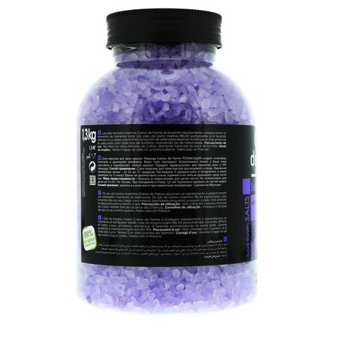 Corine De Farme Lavender Sea Bath Salts Purple 1.3kg