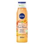 Buy NIVEA REFRESHING SHOWER FRESH BLENDS WITH APRICOT,MANGO,RICE MILK 300ML in Kuwait