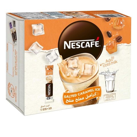 Nescafe Salted Caramel Ice 25g Pack of 10