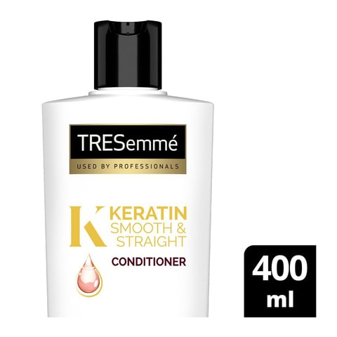 Buy Tresemme Keratin Smooth And Straight Conditioner White 400ml in Saudi Arabia
