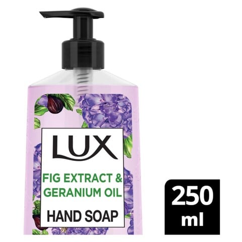 Lux Botanicals Fig Extract And Geranium Oil Hand Wash Purple 250ml