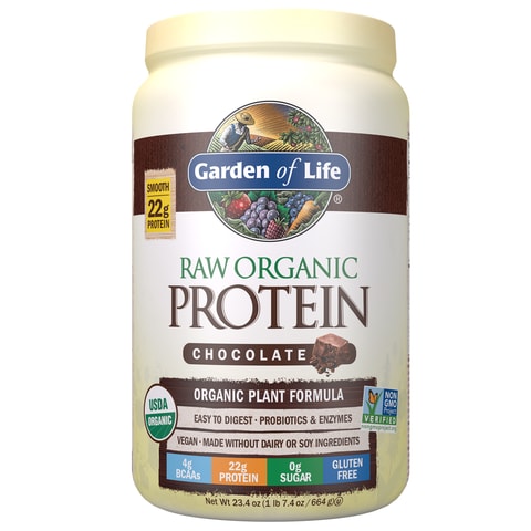 Raw Organic Protein Powder Chocolate Cacao - 23.28 Oz (660G)