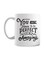 muGGyz Quotes Printed Ceramic Mug White/Black 8x9.5x8centimeter