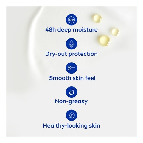 NIVEA Body Lotion Dry Skin Cocoa Butter Vitamin E 625ml