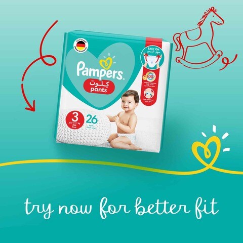 Pampers Baby-Dry Diapers with Aloe Vera Lotion and Leakage Protection  Size 3 6-11 kg 136 Diapers  