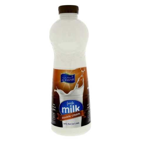Al Rawabi Double Cream Fresh Milk 1l