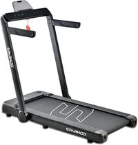 Sparnod Fitness STH-3060 (4 HP Peak) 2 in 1 Foldable Treadmill for Home Cum Under Desk Walking Pad- Slim Enough to be stored Under Bed