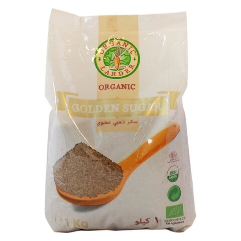 Buy Organic Larder Golden Sugar 1kg in UAE
